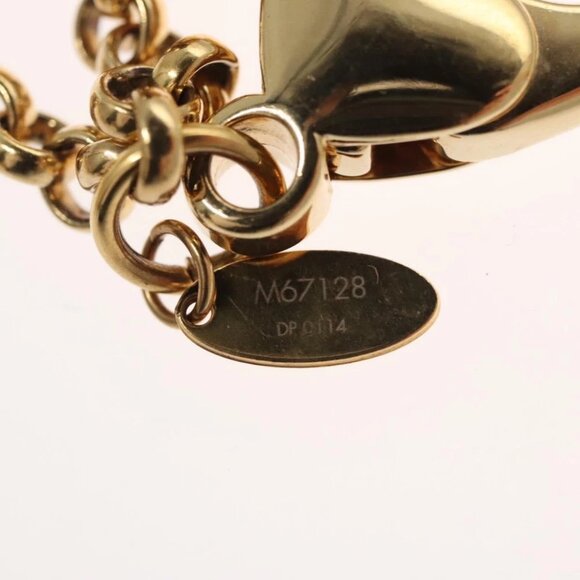 LOUIS VUITTON Fully Flower Charm metal Red Gold M67128 LV Auth EC797 - Picture 6 of 9